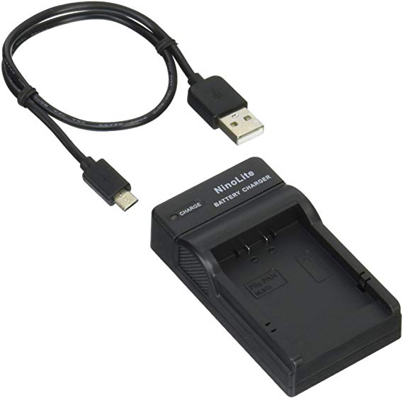 NinoLite USB 형 배터리 충전기 해외 용 교환 플러그 부착 Panasonic DMW-BLB13 대응 충전기 DC67 / K4