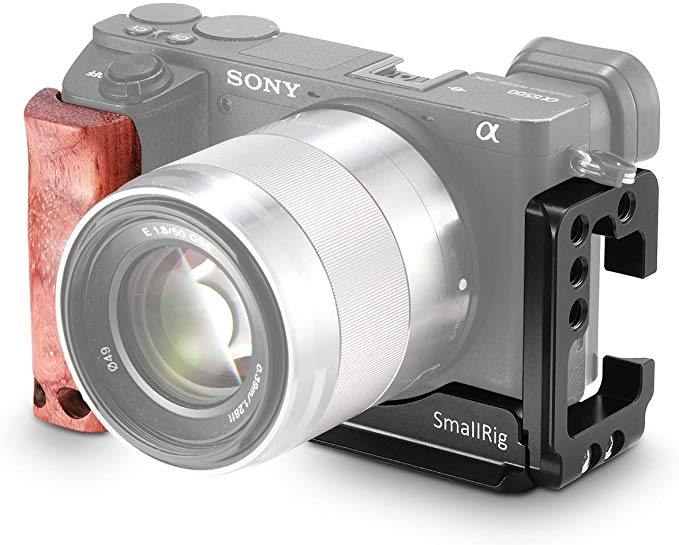 SmallRig Sony A6500 전용 케이지 L- 브래킷 키트 Sony A6500 대응 DSLR 장비 확장 카메라 케이지 경량 설치 편리 내구성 내식성 -20