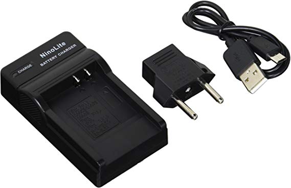 NinoLite USB 형 배터리 충전기 해외 용 교환 플러그 DMW - BCD10 대응 카메라 배터리 충전기