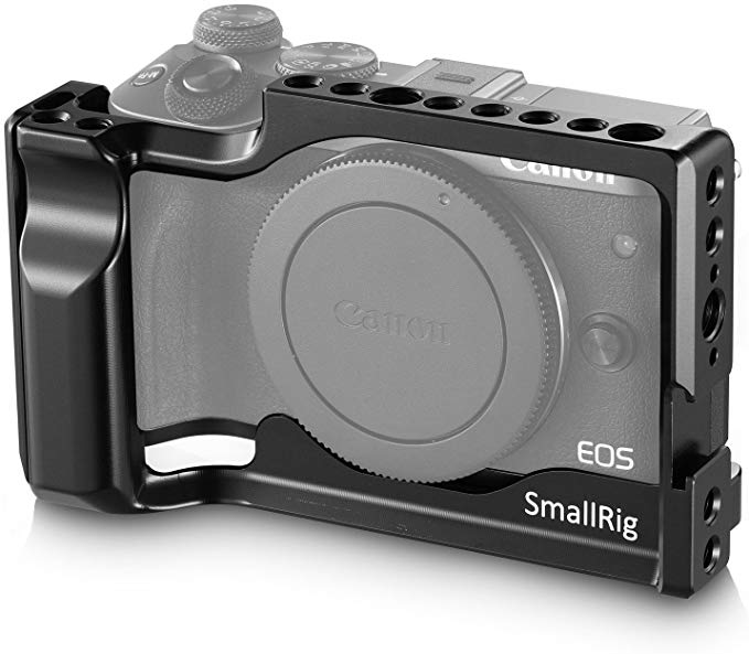 SMALLRIG Canon EOS M3 / M6 전용 케이지 DSLR 장비 확장 카메라 케이지 경량 설치 편리 내구성 내식성 Canon EOS M3 / M6 대응