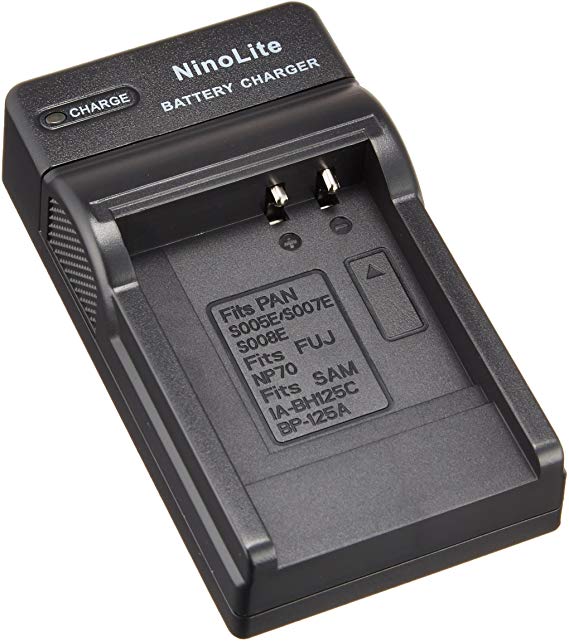 NinoLite USB 형 배터리 충전기 해외 용 교환 플러그 DMW-BCE10 대응 카메라 배터리 충전기