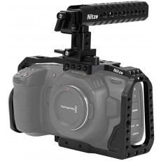 Nitze Blackmagic Pocket Cinema Camera 4K 용 BMPCC 카메라 전용 케이지 NATO 탑 핸들 부착 BHT01