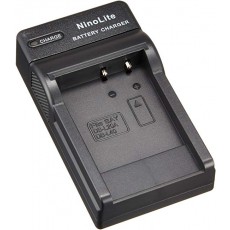 NinoLite USB 형 배터리 충전기 해외 용 교환 플러그 부착 DB-L40 호환 배터리 충전기