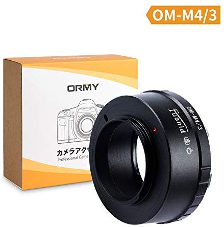 ORMY 스크류 망토 어댑터 마운트 변환 어댑터 OLYMPUS 올림푸스 OM 마운트 렌즈 → M4 / 3 (Panasonic / OLYMPUS)의 해당 카메라 바