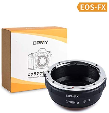 ORMY 스크류 망토 어댑터 마운트 변환 어댑터 Canon 캐논 EOS 마운트 렌즈 → 후지 필름 X 마운트 미러리스 카메라 장착 용 마운트 어댑터 (EOS-FX