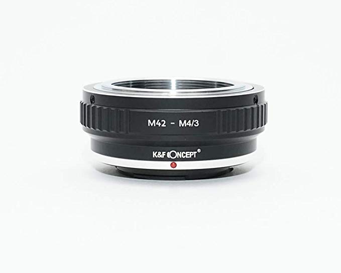 [공인 대리점] K & F M42 렌즈 - 마이크로 포서 즈 m4 / 3 마운트 어댑터 렌즈 크로스인가 m42-m43 (KFM43)