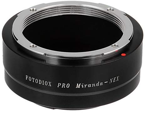 Fotodiox Pro 렌즈 마운트 어댑터 - 미란다 (mir) SLR 렌즈 to Sony Alpha e-mount 미러리스 카메라 바디