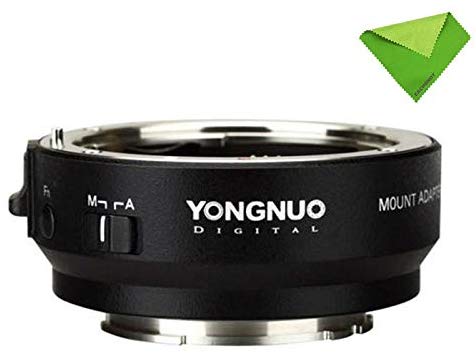 YONGNUO 스마트 어댑터 EF-E II 탑재 for Canon EF 렌즈에 Sony A9 A7 II A7 III A7SII A6500 NEX E 마운트 어댑터
