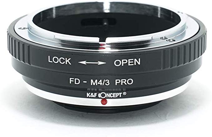 [공인 대리점] K & F 캐논 FD 렌즈 - 마이크로 포서 즈 m4 / 3 마운트 어댑터 PRO 렌즈 크로스인가 fd-m43-pro (KFM43PRO)