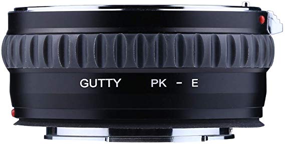 GUTTY Pentax PK K 마운트 렌즈 소니 NEX E 마운트 카메라 본체에 카메라 렌즈 마운트 어댑터, Sony NEX-3 NEX-3C NEX-3N NEX