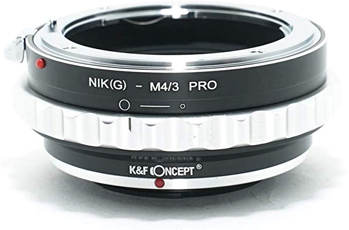 [공인 대리점] K & F 니콘 nikon G F 렌즈 - 마이크로 포서 즈 m4 / 3 PRO 마운트 어댑터 렌즈 크로스인가 ng-m43-pro (KFM43PR