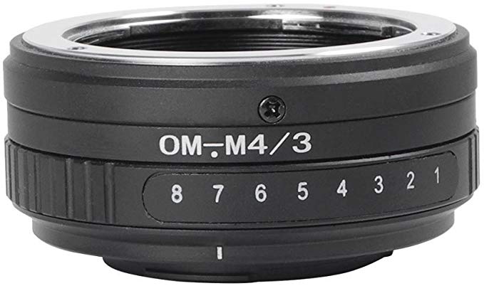 [MENGS] OM-M4 / 3 알루미늄 재질 렌즈 마운트 어댑터 링 360 ° 회전, Olympus OM 마운트 렌즈