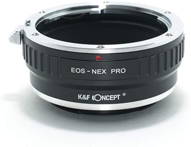 [공인 대리점] K & F 캐논 EOS EF (EF-S) -SONY NEX E 마운트 어댑터 PRO 렌즈 크로스인가 ef-nex-pro (KFNEXPRO)