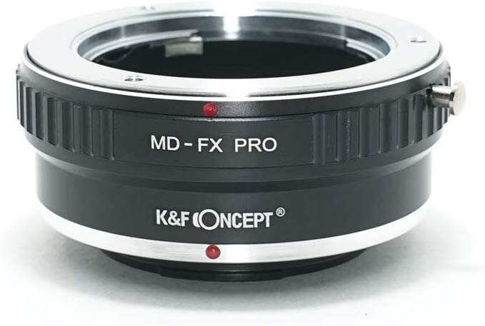 [공인 대리점] K & F 미놀타 MD 마운트 - 후지 X FX 마운트 어댑터 PRO 렌즈 크로스인가 md-fx-pro (KFFXPRO)