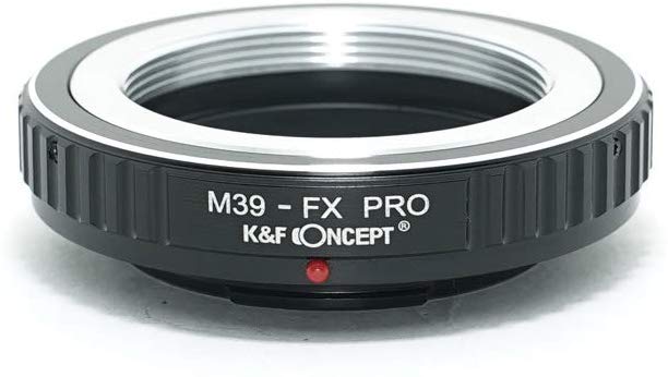 [공인 대리점] K & F 라이카 M39 마운트 - 후지 X FX 마운트 어댑터 PRO 렌즈 크로스인가 m39-fx-pro (KFFXPRO)