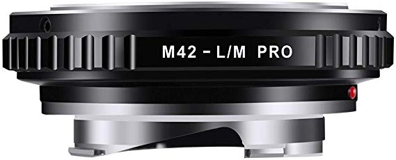 K & F Concept 마운트 어댑터 M42 렌즈 -Leica M (50-75) 카메라 장착 PRO 무광택 마무리 반사 방지 메이커 직영점