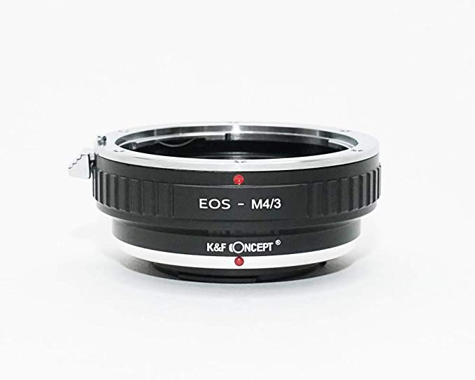 [공인 대리점] K & F 캐논 EOS EF (EF-S) 렌즈 - 마이크로 포서 즈 m4 / 3 마운트 어댑터 렌즈 크로스인가 ef-m43 (KFM43)