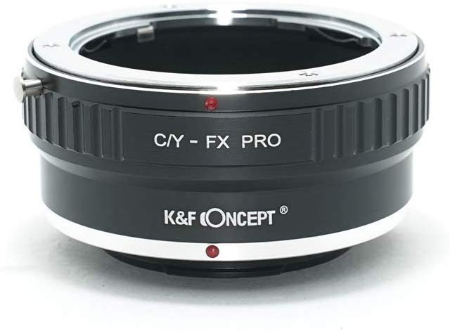 [공인 대리점] K & F 콘탁스 야시카 C / Y- 후지 X FX 마운트 어댑터 PRO 렌즈 크로스인가 cy-fx-pro (KFFXPRO)