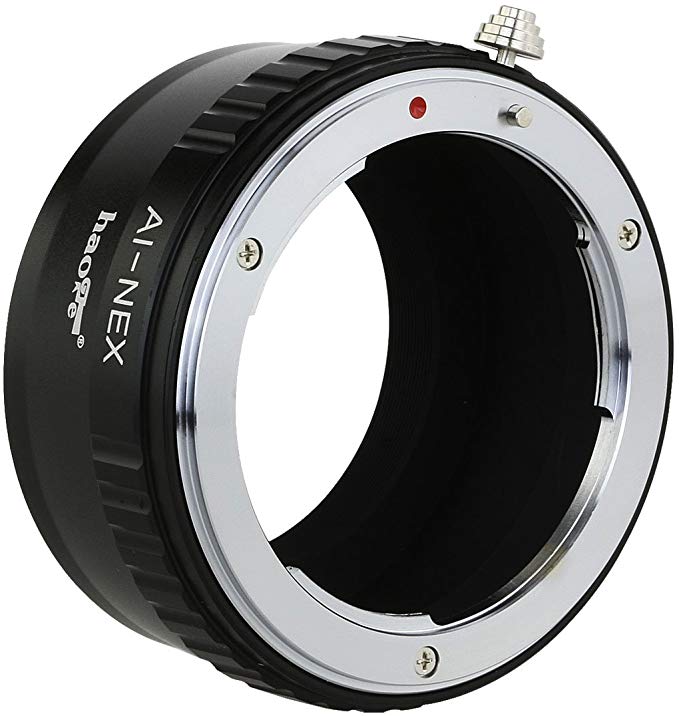 Haoge 렌즈 마운트 어댑터 for Nikon AI 마운트 렌즈 Sony NEX 카메라 α NEX 등 α NEX, NEX - 5 N, NEX - 7, nex-7