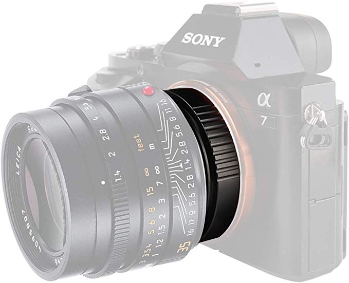 렌즈 마운트 어댑터 7artisans 전자 어댑터 라이카 LM 렌즈 → 소니 E 마운트 변환 Sony NEX-5N, NEX-5R, NEX-5T, NEX-6 NEX