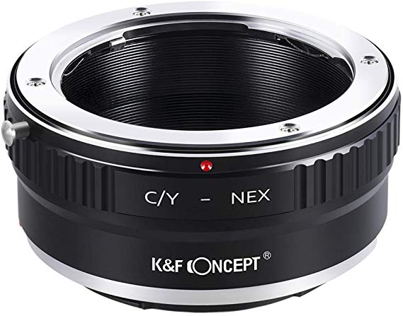 K & F Concept® 마운트 어댑터 C / Y-NEX 콘탁스 야시카 C / Y 마운트 렌즈 - SONY (α NEX) E 마운트 카메라 장착 용 렌즈 어댑터