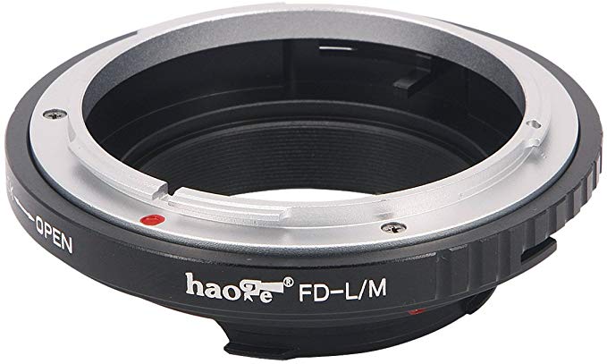 Haoge 렌즈 마운트 어댑터 for Canon FD 마운트 렌즈 to Leica m-mount 카메라 등 m240, m240p, m262, m3, m2, m1,