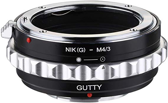 GUTTY 니콘 AI (G) / AF G 마운트 렌즈 -M4 / 3 마운트 어댑터 빠나솟쿠니 Lumix g1 g2 g6 g7 gh4, 올림푸스 PEN E-PL7 