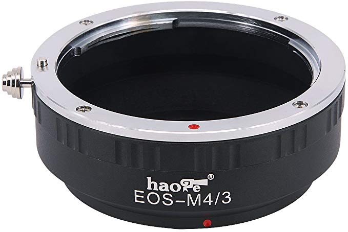 Haoge 수동 렌즈 마운트 어댑터 for Canon EOS EF EFS 렌즈를 Olympus와 Panasonic 마이크로 포 서드 MFT m4 / 3 m43 마