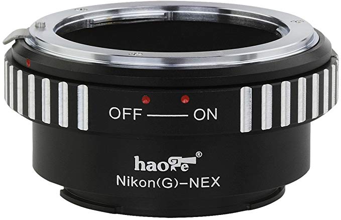 Haoge 렌즈 마운트 어댑터 for Nikon G / F / AI / AIS / D 마운트 렌즈 Sony NEX 카메라 α NEX 등 α NEX, NEX - 5