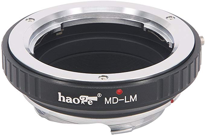 Haoge 렌즈 마운트 어댑터 for Minolta MD 마운트 렌즈 to Leica m-mount 카메라 등 m240, m240p, m262, m3, m2, m