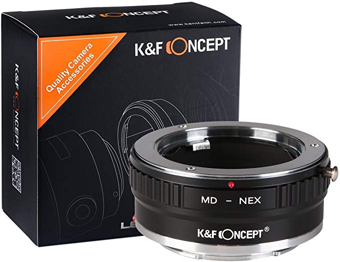 [공인 대리점] K & F 미놀타 MD 마운트 -SONY NEX E 마운트 어댑터 렌즈 크로스인가 Ver2 md-nex2 (KFNEX)