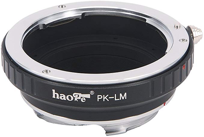 Haoge 렌즈 마운트 어댑터 for Pentax K 마운트 렌즈 to Leica m-mount 카메라 등 m240, m240p, m262, m3, m2, m1,