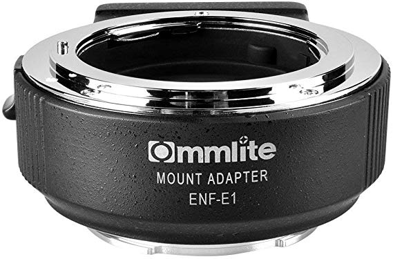 Commlite CM-ENF-E1 PRO 전자 자동 초점 렌즈 마운트 어댑터, 소니 용 렌즈 어댑터 (탐론 시그마 F 마운트 렌즈 - 소니 E 카메라) 조리개 제