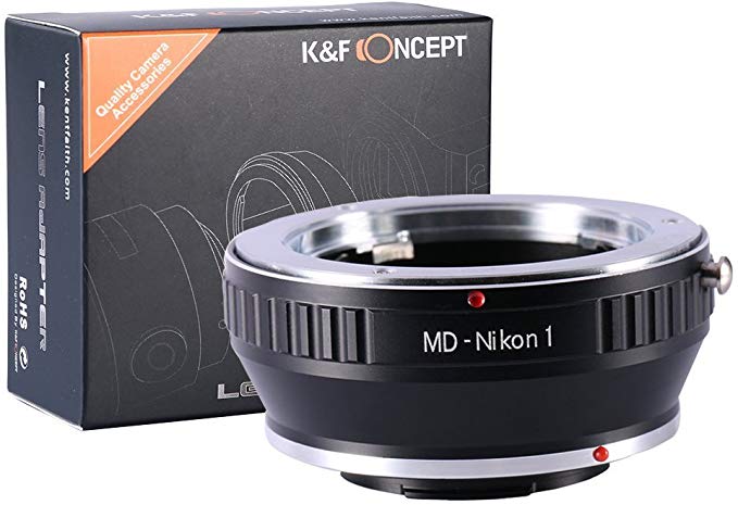 【정규 대리점】 K & F 미놀타 MD 렌즈 - 니콘 1 마운트 어댑터 렌즈 크로스인가 md-n1 (KFN1)