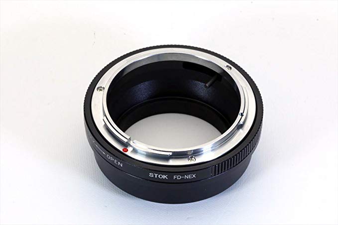 [α7 대응】 STOK 캐논 FD 마운트 렌즈 - E 마운트 (SONY NEX / α) 어댑터 FD-NEX