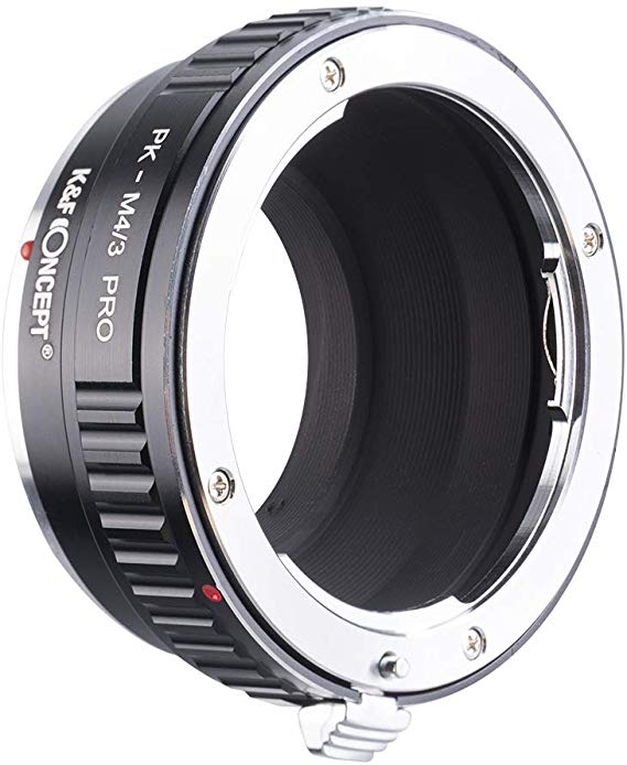 K & F Concept 마운트 어댑터 Pentax PK 렌즈 -M4 / 3 카메라 장착 PRO 무광택 마무리 반사 방지 메이커 직영점