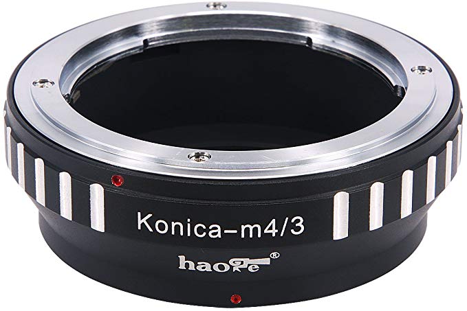 Haoge 수동 렌즈 마운트 어댑터 Konica AR 마운트 렌즈를 Olympus와 Panasonic 마이크로 포 서드 MFT m4 / 3 m43 마운트 카메라