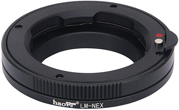 Haoge lm-nex-x 매크로 포커스 렌즈 마운트 어댑터 for 라이카 M LM 렌즈 to Sony NEX 카메라 α NEX 등 NEX - 5 N, NEX -