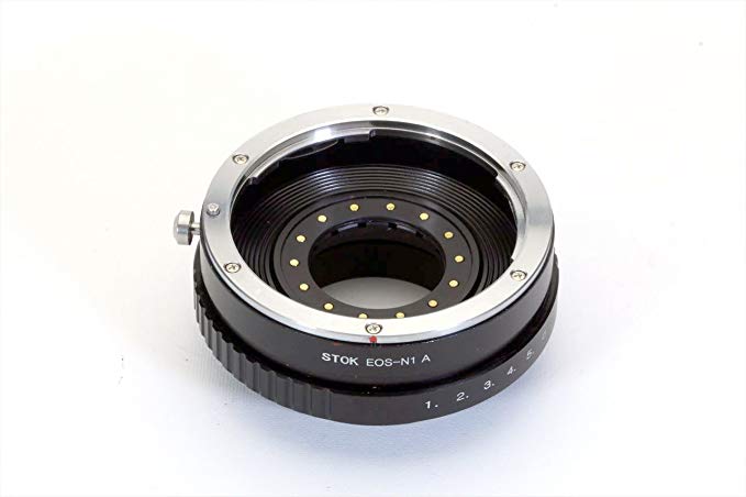 STOK 캐논 EF 마운트 렌즈 -NIKON 1 마운트 어댑터 (조리개 조절 가능) EOS-N1 (A)