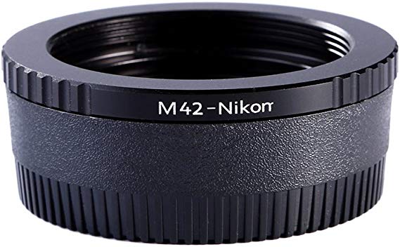 K & F Concept® M42 마운트 어댑터 M42-NIKON M42 마운트 렌즈 - Nikon 마운트 카메라 장착 용 렌즈 어댑터 마운트 변환 어댑터 유리 