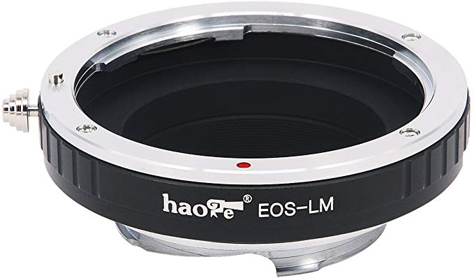 Haoge 렌즈 마운트 어댑터 for Canon EOS EF 렌즈 to Leica m-mount 카메라 등 m240, m240p, m262, m3, m2, m1,