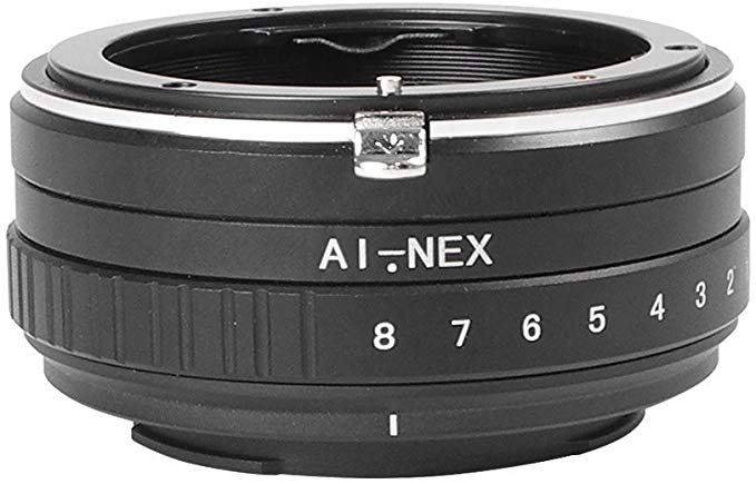 [MENGS] AI-NEX 알루미늄 재질 렌즈 마운트 어댑터 링 360 ° 회전, Nikon AI 렌즈