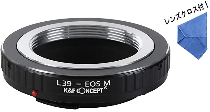 [공인 대리점] K & F 라이카 M39 렌즈 -CANON EOS M 마운트 어댑터 렌즈 크로스인가 m39-eosm (KFEOSM)