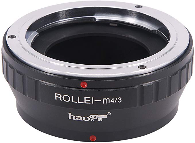 Haoge 수동 렌즈 마운트 어댑터 for Rollei 35 sl35 QBM 빠른 요넷 마운트 렌즈를 Olympus와 Panasonic 마이크로 포 서드 MFT 