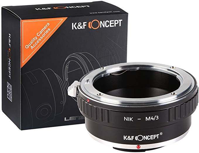 K & F Concept® 마운트 어댑터 Nikon AI 렌즈 - Micro 4/3, 렌즈 청소 세트