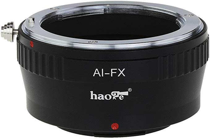 Haoge 렌즈 마운트 어댑터 for Nikon Nikkor F 마운트 Ai Ai - S 렌즈를 Fujifilm x-mount 카메라 등 x-a1, x-a2, x