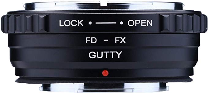 GUTTY 카메라 렌즈 마운트 어댑터 Canon FD FL 렌즈 및 Fuji X caliper 마이크로 단일 카메라에 대응