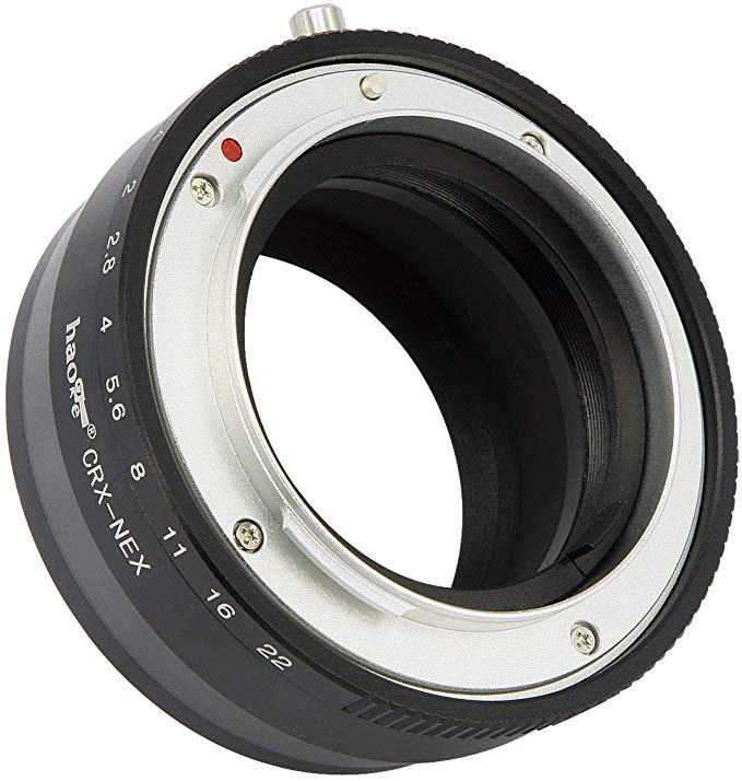 Haoge 수동 렌즈 어댑터 구성 타렛쿠스 CRX 마운트 렌즈 to Sony E 마운트 NEX 카메라로 α NEX, α NEX, NEX - 5 N, NEX - 7