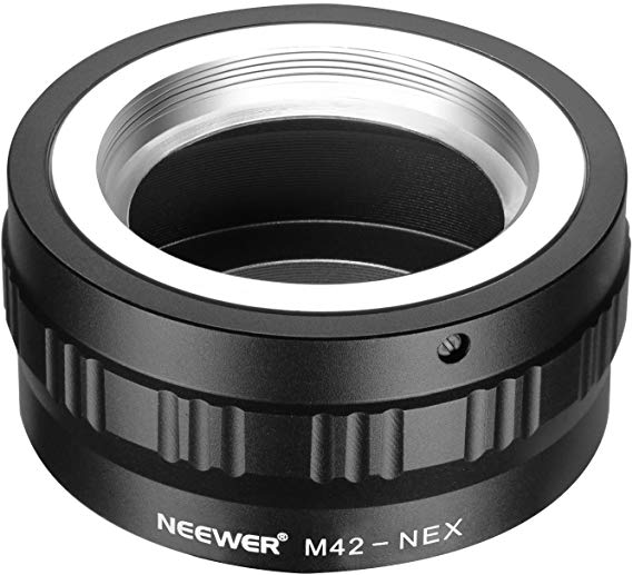 NEEWER 조절 스크류 마운트 어댑터 M42 렌즈 변환 소니 NEX E 마운트 카메라 NEX-3 NEX-3C 알파 A7 / A7Ⅱ, A7R / A7RⅡ, A7S