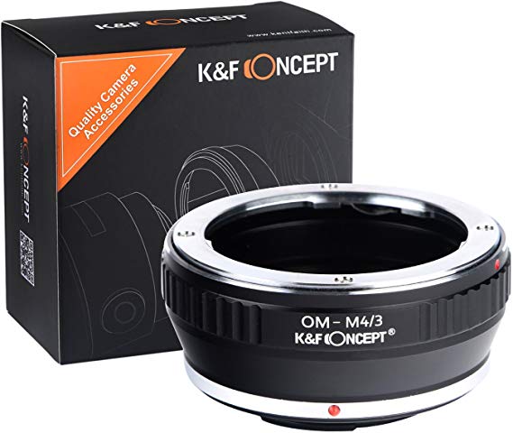 K & F Concept® 마운트 어댑터 Olympus OM 렌즈 - Micro 4/3 카메라 장착 용 렌즈 어댑터 OM-M4 / 3